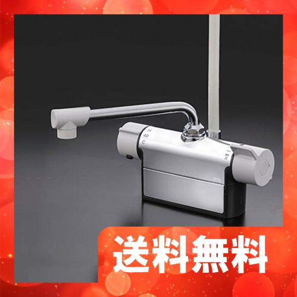 FTB200DP2R2　KVK　デッキ形サーモスタット式シャワー（取付ピッチ120mm）（240mm...
