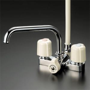 TOTO 2ハンドル浴室シャワー水栓 台付き デッキタイプ TMS27C TOTO TMS27C TOTO 台付2ハンドル混合水栓 一時止水ありタイプ