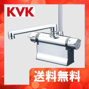 バス・洗面所用品 KM3008R KVK KM3008R KVK デッキ形サーモスタット式混合栓 190mmパイプ