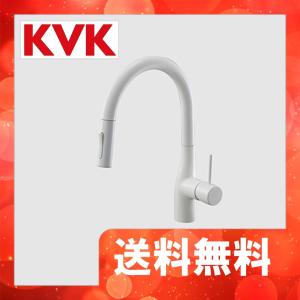 KVK グースネックシングルレバー混合水栓 KM6061EC KVK 【KM6061EC】 グースネックシングルレバー式混合栓（e
