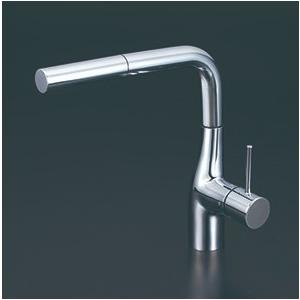 KVK MSK110KRJT KVK 楽締めソケット付シングル混合栓 : 住設堂.com