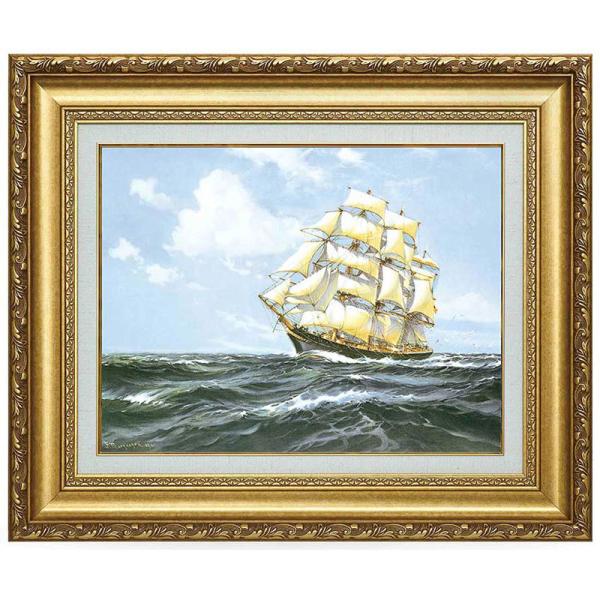 マクレガー ブルーウォーター 6号 立体複製名画 レプリカ 額付き 美術品 絵画 インテリア おしゃ...