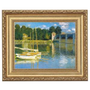 シスレー 絵画 川のある風景 4号 アルフレッド・シスレー 画家 立体