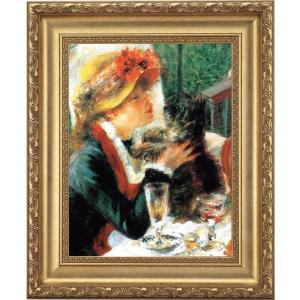 ルノワール ルノアール 子犬を抱く少女 4号 立体複製名画 レプリカ 額付き 美術品 絵画 インテリア おしゃれ 壁掛け 壁飾り - アートの友社 ホーリ通信