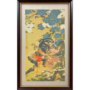 日本画 鶏の絵の商品一覧 通販 Yahoo ショッピング