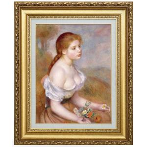 絵画 インテリア ルノアール(ルノワール)銀色の額 ポピュラーな 絵画 インテリア ルノアール(ルノワール)銀色の額 ポピュラーな