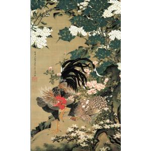 日本画 鶏の絵の商品一覧 通販 Yahoo ショッピング