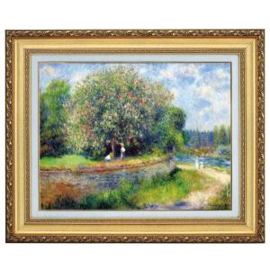 ルノワール 眠る裸婦 4号 立体複製名画 レプリカ 額付き 美術品 絵画