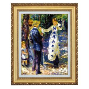 海外絵画 ルノアール　レプリカ 額入り 絵画 インテリア ルノアール(ルノワール)銀色の額 ポピュラーな