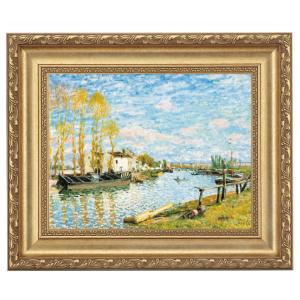 ピサロ 画家 カミーユ・ピサロ ポントワーズ近くの村 4号 立体複製名画