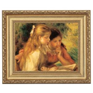 ルノワール 少女イレーヌ 4号 立体複製名画 美術品 レプリカ 絵画 額
