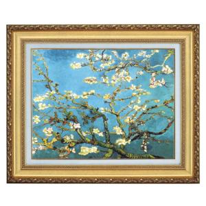 ゴッホ 薔薇 花瓶のバラ 4号 立体複製名画 額付き 壁掛け 有名画家