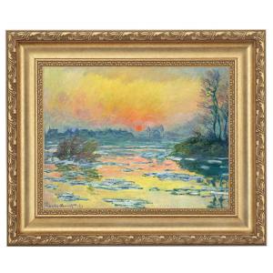 ルノワール 絵画 横たわる裸婦 立体複製名画 レプリカ 額付き 美術品