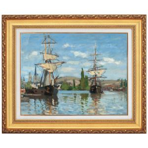 ルノワール ムーラン・ド・ラ・ギャレット 6号 複製名画 絵画 ジクレー