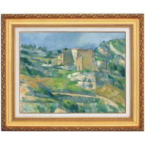 セザンヌ プロヴァンスの家 10号 立体複製名画 レプリカ 額付き 美術品 絵画 インテリア おしゃれ 壁掛け 壁飾り - アートの友社 ホーリ通信