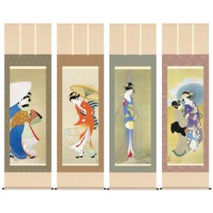 美品 2734 上村松園 「螢」 工芸印刷 紙本 日本画 掛軸 おもてなし 楽天市場】上村松園 掛け軸の通販