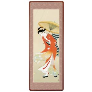 現代日本画家の美人画★清水玄澄　筆作品　顔を拭う女 現代日本画家の美人画☆清水玄澄 筆作品 顔を拭う女 現代日本