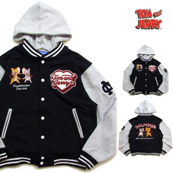トムとジェリー スタジャン  SEQUENZ シークエンス フード付きスタッフジャンパー　0904　...
