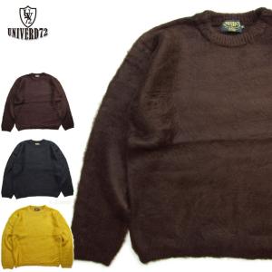 HOUSTON C-2セーター 衿なしセーター ヒューストン メンズ ジップ