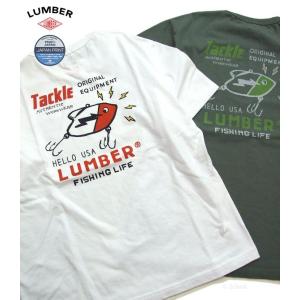 男女兼用 半t LUMBER 半袖Tシャツ ルアー 釣り タックル  lumber ランバー カットソー 241383 カジュアル VIBRA TION LURE 釣りに行きたくなる