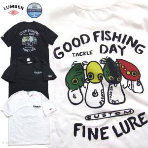 メール便 発送 LUMBER ランバー 半袖 Tシャツ 釣りシリーズ ミノー