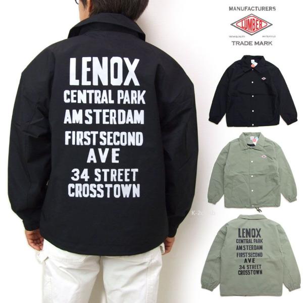 LUMBER コーチジャケット LENOX メンズ ジャケット 254638 ランバー 裏地付 ライ...