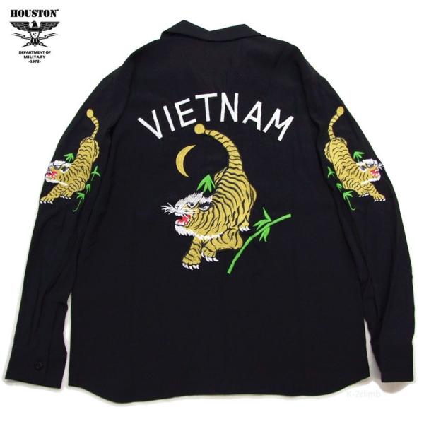 HOUSTON スーベニアシャツ 長袖 シャツ ベトナム トラ メンズ ヒューストン SOUVENI...