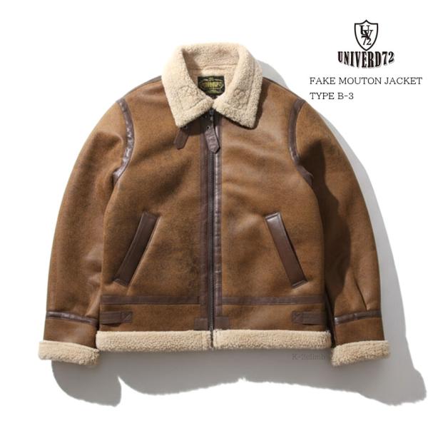 UNIVERD72 ユニバード ジャケット フェイクムートンジャケット B-3 51557 FAKE...