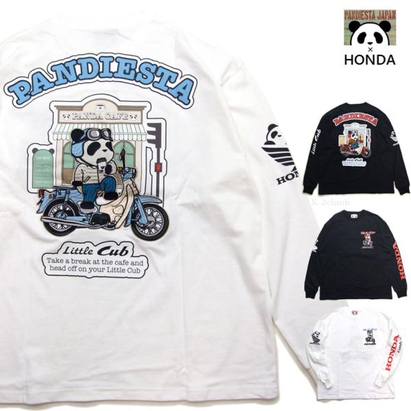 HONDA×パンディエスタ リトルカブ Little Cub ロンT　PANDIESTA×ホンダの公...