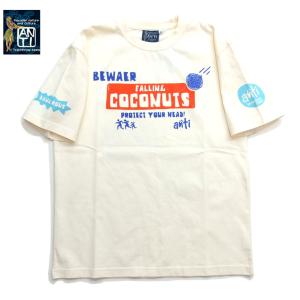 ハワイアン デザインTシャツ ANTI アンチ エフ商会 tシャツ  トロピカルフルーツ men's半袖Tシャツ メンズt カットソー サーフ ATT-164●ネコポス可●COCONUTS｜k-2climb