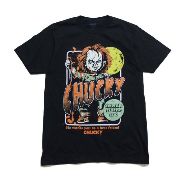 インポートTシャツ　チャッキー半袖Tシャツ　CHUCKY　C-03　アメカジプリントTシャツ　映画ホ...