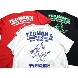 テッドマン tシャツ メンズ 半袖Tシャツ TDRYT-1100　シルキードライTシャツ　TEDMAN’S　