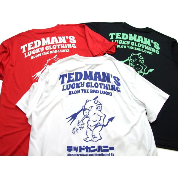 テッドマン tシャツ メンズ 半袖Tシャツ TDRYT-1100　シルキードライTシャツ　TEDMA...