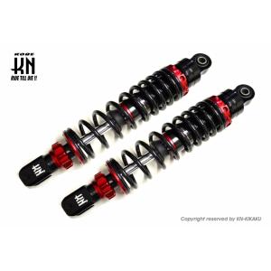 YSS Racing製 JOG系リアショック 230mm ブラック/レッド ヤマハ - YSS Racing製 JOG系リアショック 230mm ブラック
