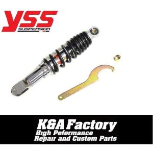 YSS リアショック/リアサスペンション ブラック/シルバー310mm 汎用 ライブディオ系AF34/AF35