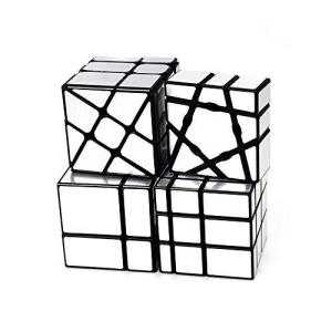 脳トレ グッツ パズル |AI-YUN ミラーキューブセット スピードキューブ4個セット 1x3x3 ゴーストキューブ 2x2 3x3 ミラーブロックの商品画像