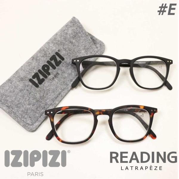 IZIPIZI イジピジ Reading #E ウェリントン 老眼鏡 リーディンググラス バネ蝶番 ...
