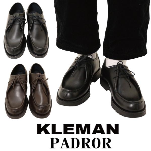 KLEMAN クレマン メンズ PADROR 靴 チロリアンシューズ レザー ワークシューズ NOI...