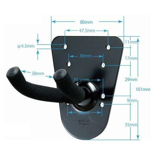 【E】KIKUTANI★ウクレレハンガー★壁掛け用★キクタニ★バイオリンハンガー★ウクレレ用ハンガー...