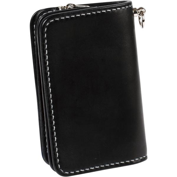 クラフト社 Leather workshop レザーワークショップシリーズ ミドルウォレット ブラッ...