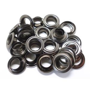 ハトメリング No.28 黒ニッケル 20コ入 協進エル クリックポスト()可