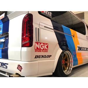リアウイングVer.1 ハイエースナロー用 K-BREAK kbreak ケイブレイク