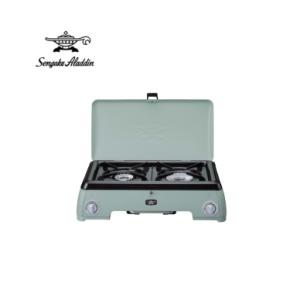 ★B級品特価★ センゴクアラジン ポータブルカセットコンロ kama-do ツーバーナー SAG-K...