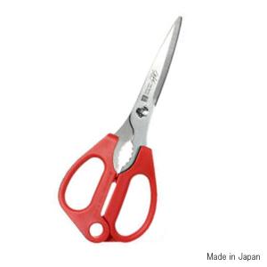ステンレス製 キッチンはさみ キッチンバサミ 赤