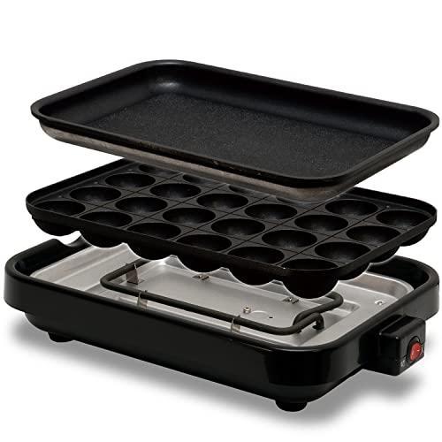 ヒロコーポレーション 2WAYクッキングプレート HT-551 【ホットプレート たこ焼きプレート ...