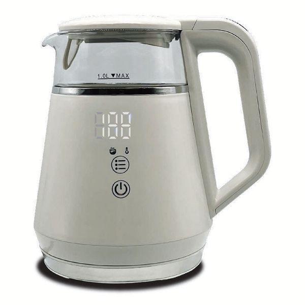 ヒロコーポレーション 温度調節機能付き 電気ケトル 1.0L ホワイト KTK-10 WH 【家庭用...