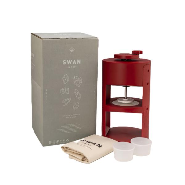 池永鉄工 かき氷機 SWAN conee 手動式 製氷カップ付　日本製 カキ氷 スイーツ カフェ ふ...