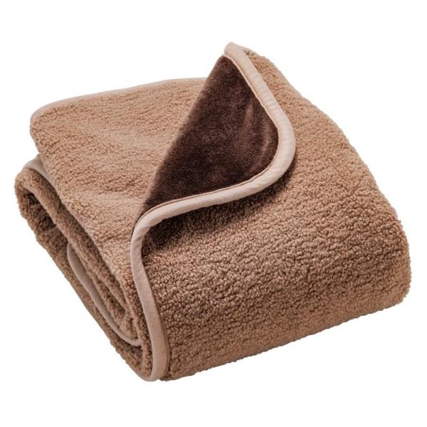 広電 もふもふ 敷き毛布 130×80cm ブラウン タイマー付き CWA401G-BM 【KODE...