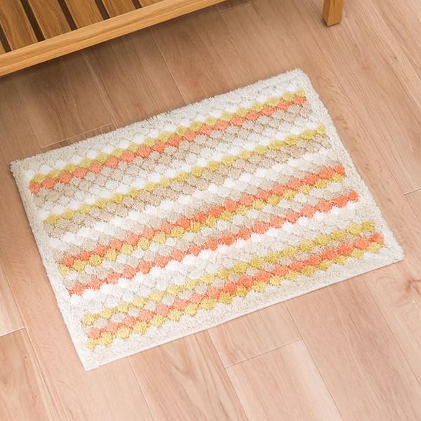 送料無料　オカ　乾度良好　抗カビバスマット 45×60cm ベージュ