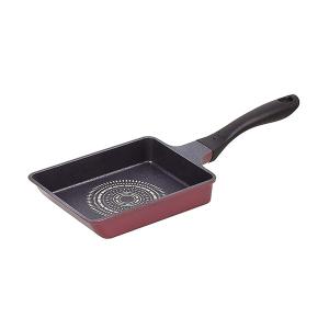 パール金属 Hb 4433 メガストーンコーティング 商舗 ダイキャスト玉子焼13 18cm